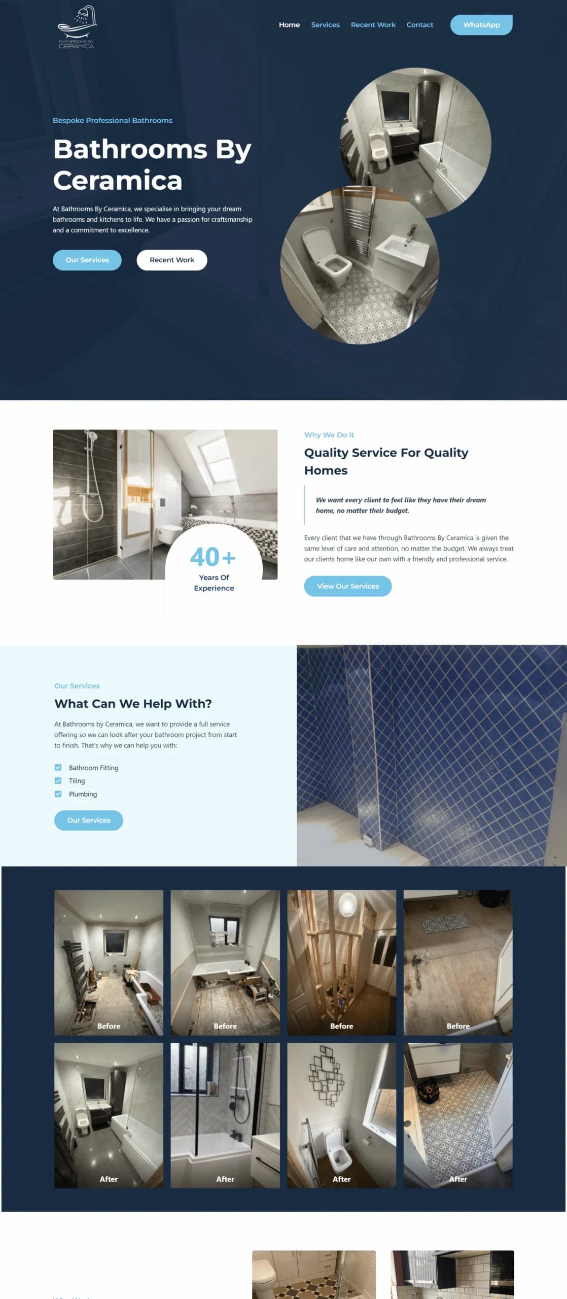 Bathrooms By Ceramica website