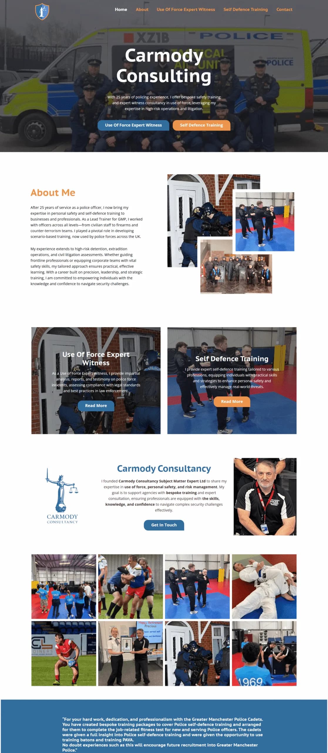 Paul Carmody Consulting website