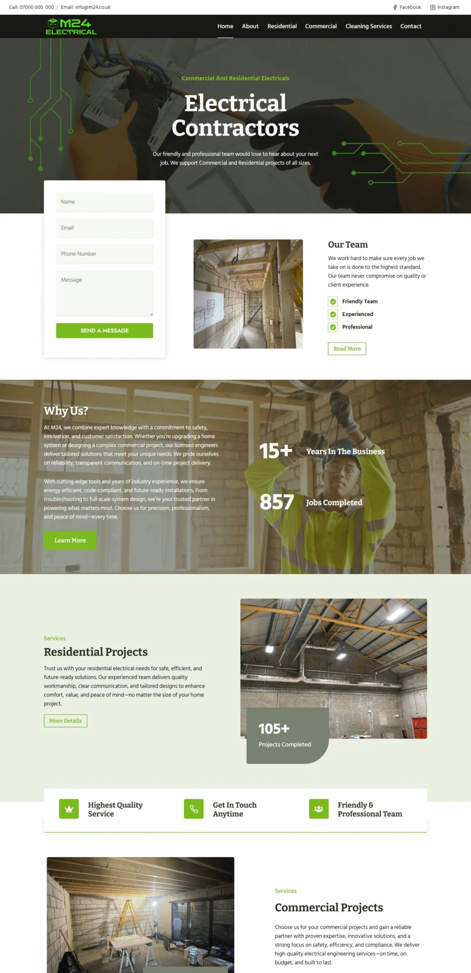 M24 Electrical website