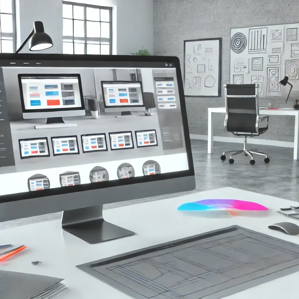 Bespoke web design benefits illustration for business websites