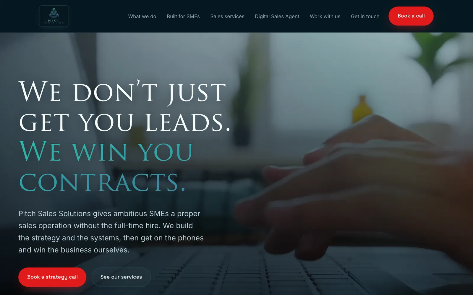 Pitch Sales website
